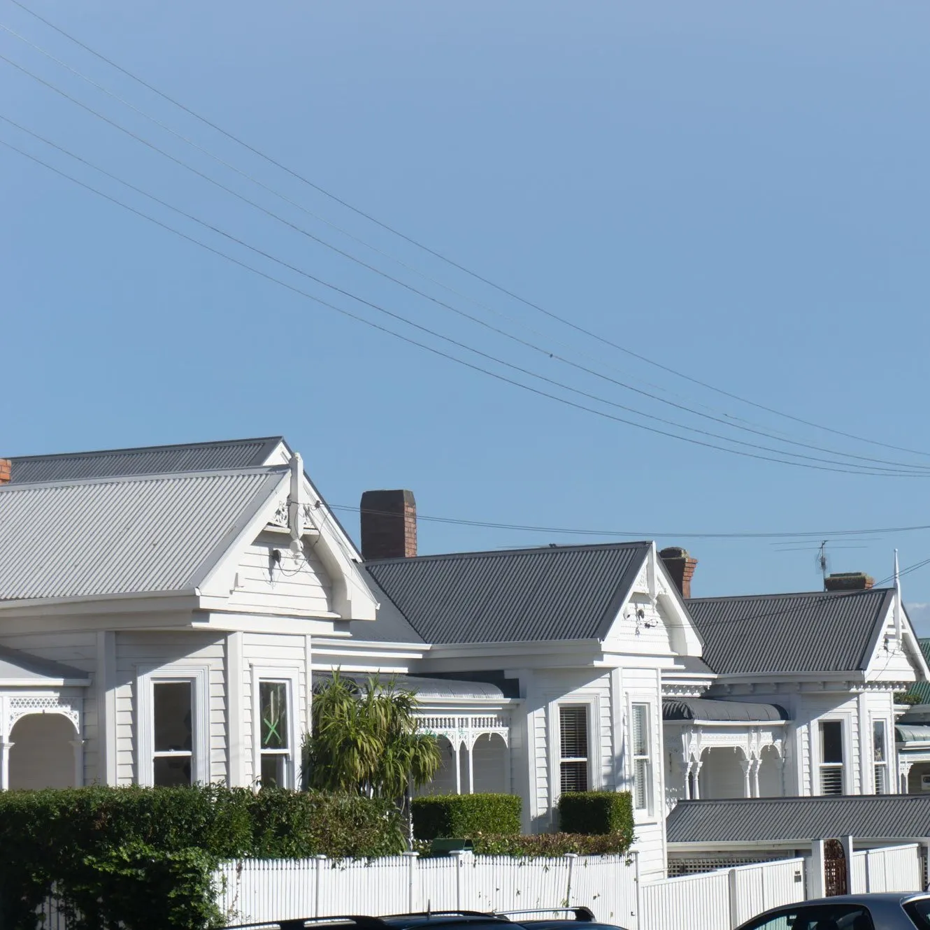 Villas on an Auckland street